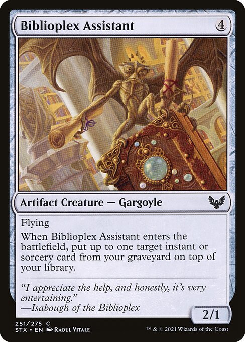 Biblioplex Assistant (Strixhaven: School of Mages)