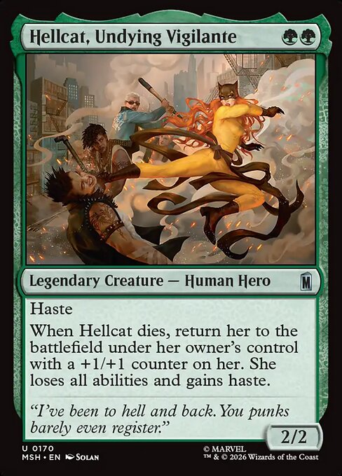 Hellcat, Undying Vigilante (Marvel Super Heroes)