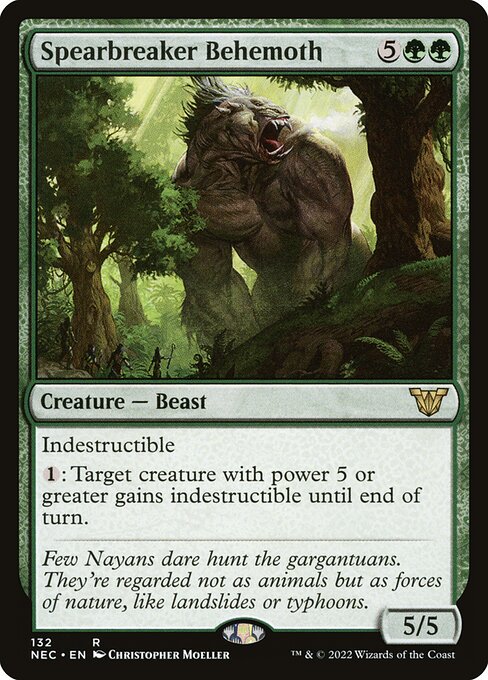 Spearbreaker Behemoth (Neon Dynasty Commander)