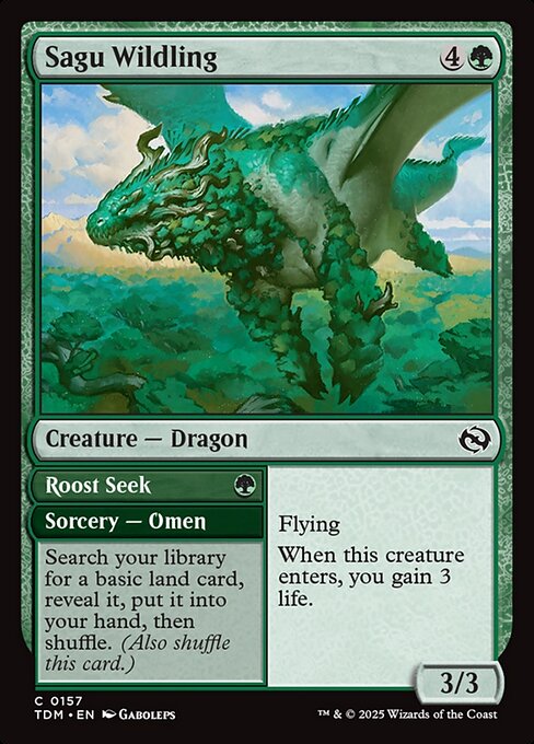 Sagu Wildling // Roost Seek (Tarkir: Dragonstorm)