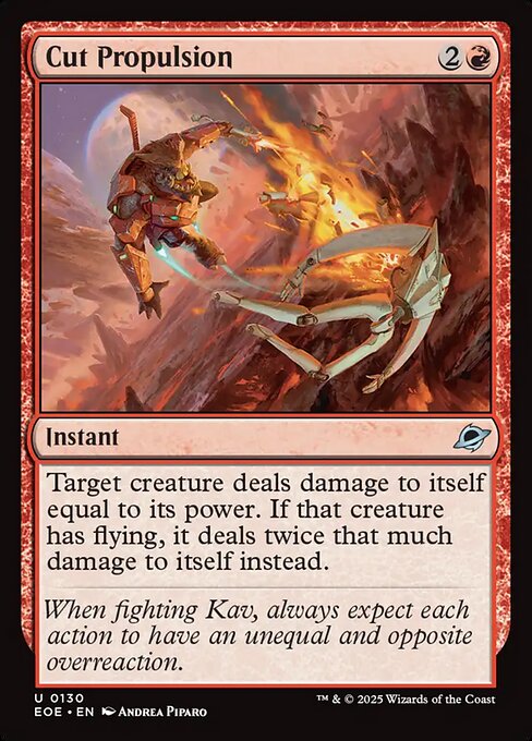 Cut Propulsion (Edge of Eternities)