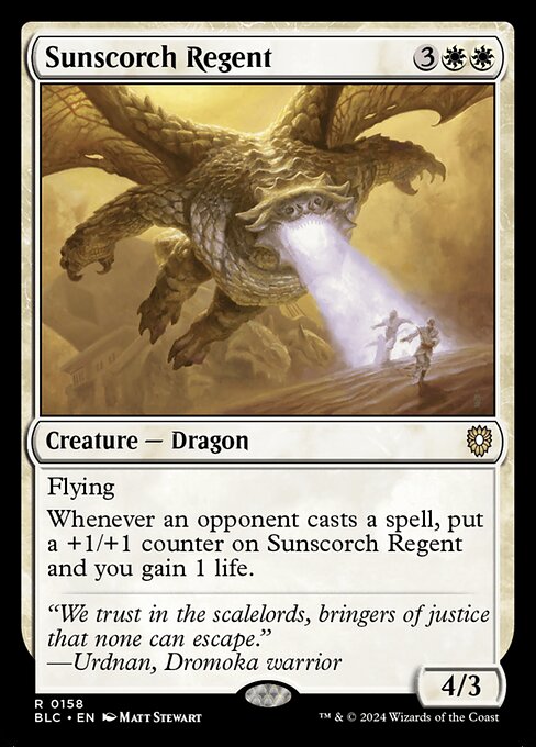Sunscorch Regent (Bloomburrow Commander)
