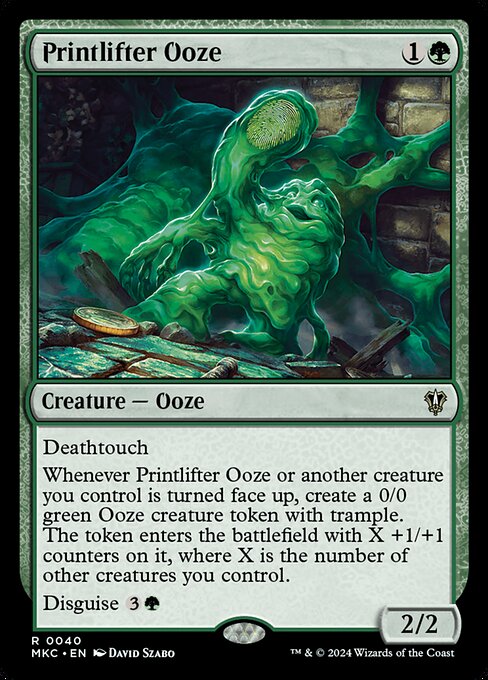 Printlifter Ooze (Murders at Karlov Manor Commander)