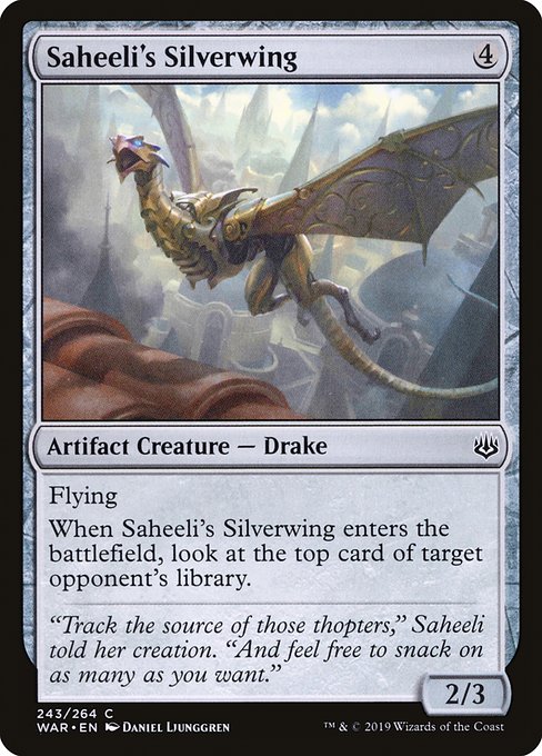 Saheeli's Silverwing (War of the Spark)