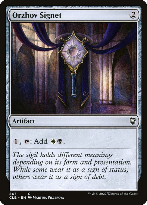 Orzhov Signet (Commander Legends: Battle for Baldur's Gate)