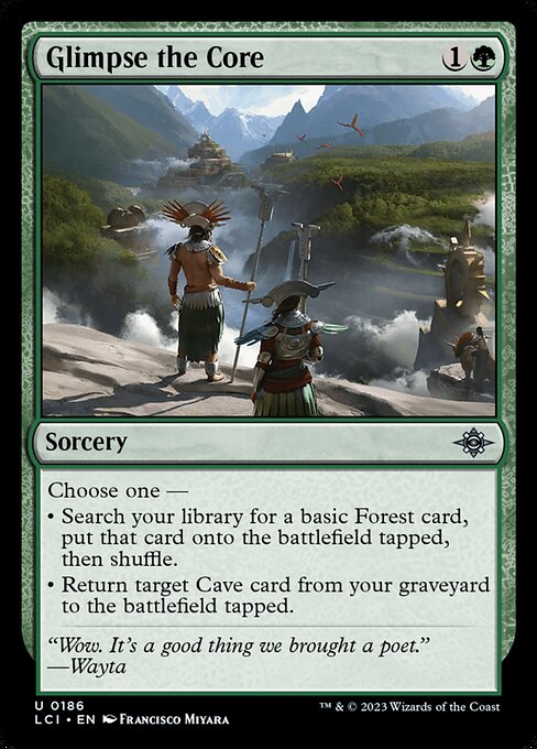 Glimpse the Core (The Lost Caverns of Ixalan)