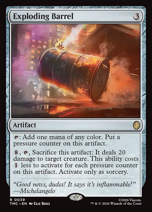 Exploding Barrel (Teenage Mutant Ninja Turtles Eternal)