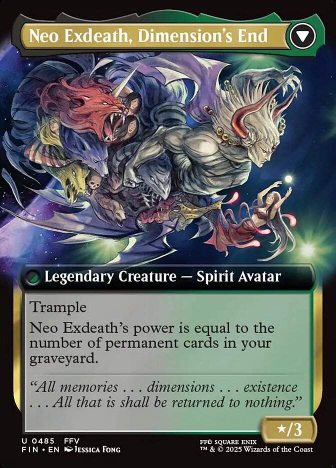 Exdeath, Void Warlock // Neo Exdeath, Dimension's End (Final Fantasy)