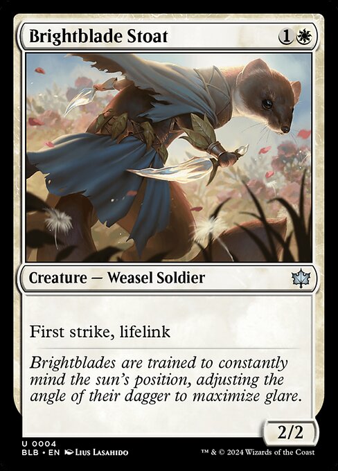 Brightblade Stoat (Bloomburrow)