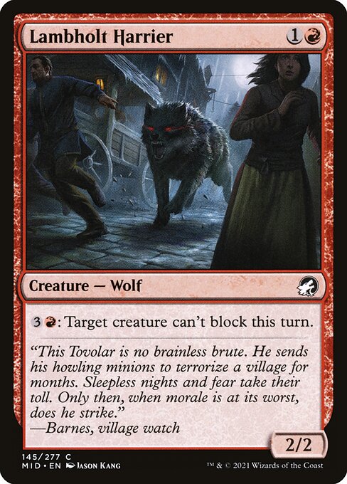 Lambholt Harrier (Innistrad: Midnight Hunt)