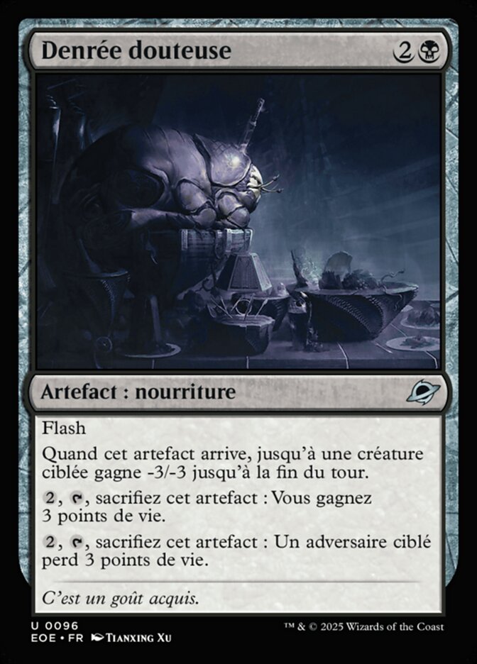 Dubious Delicacy (Edge of Eternities) French