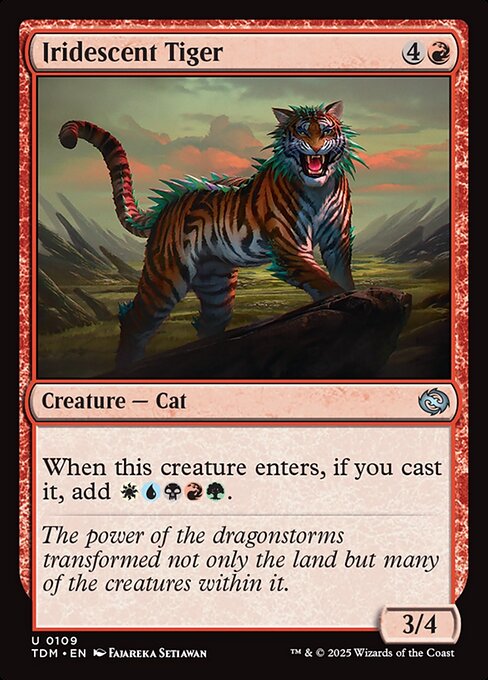 Iridescent Tiger (Tarkir: Dragonstorm)