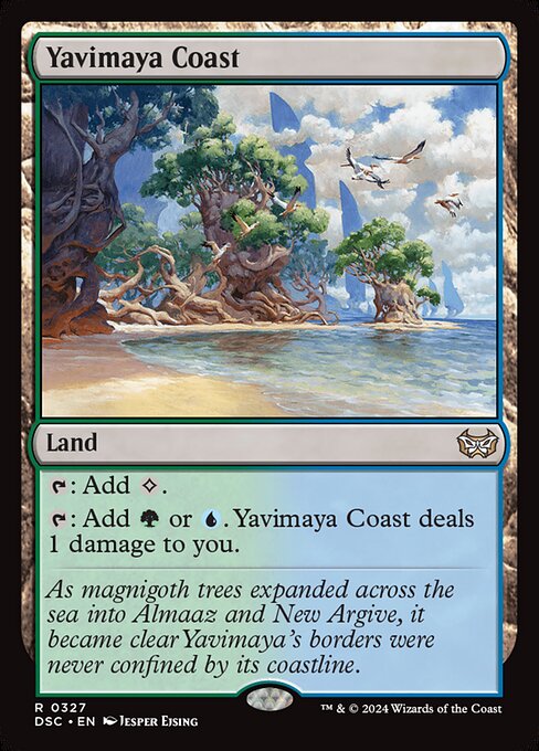 Yavimaya Coast (Duskmourn: House of Horror Commander)