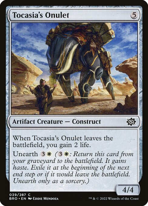 Tocasia's Onulet (The Brothers' War)