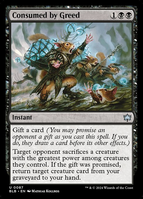 Consumed by Greed (Bloomburrow)