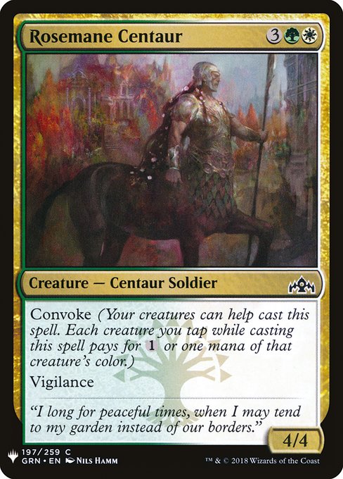 Rosemane Centaur (The List)