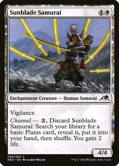 Sunblade Samurai (Kamigawa: Neon Dynasty)
