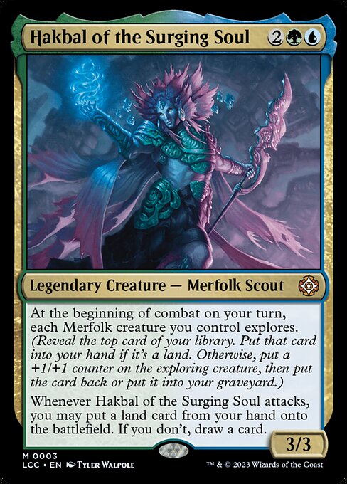 Hakbal of the Surging Soul (The Lost Caverns of Ixalan Commander)