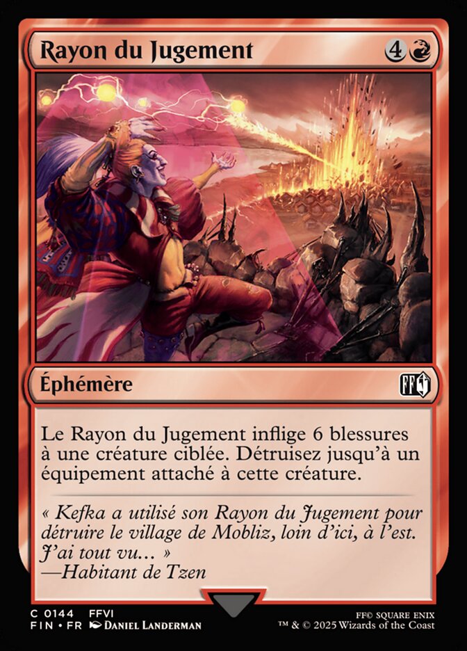 Light of Judgment (Final Fantasy) French