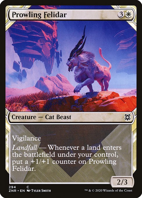 Prowling Felidar (Zendikar Rising)