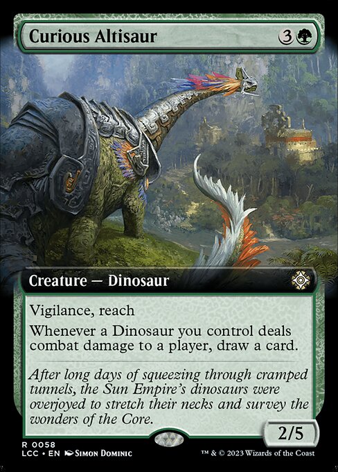 Curious Altisaur (The Lost Caverns of Ixalan Commander)