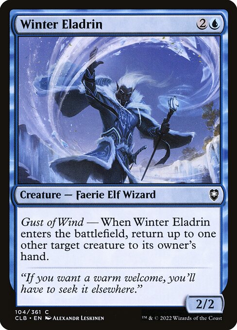 Winter Eladrin (Commander Legends: Battle for Baldur's Gate)