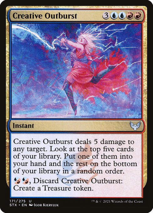 Creative Outburst (Strixhaven: School of Mages)