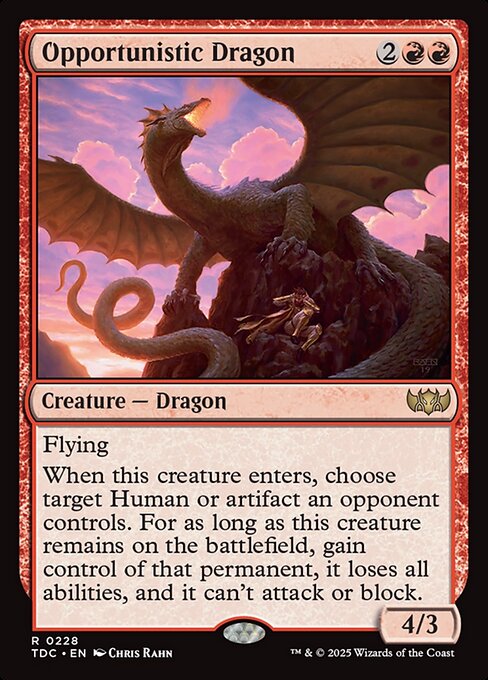 Opportunistic Dragon (Tarkir: Dragonstorm Commander)