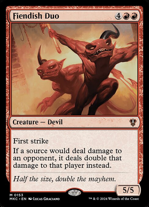 Fiendish Duo (Murders at Karlov Manor Commander)