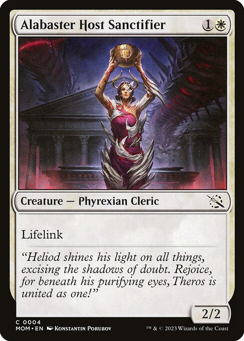 Alabaster Host Sanctifier (March of the Machine)