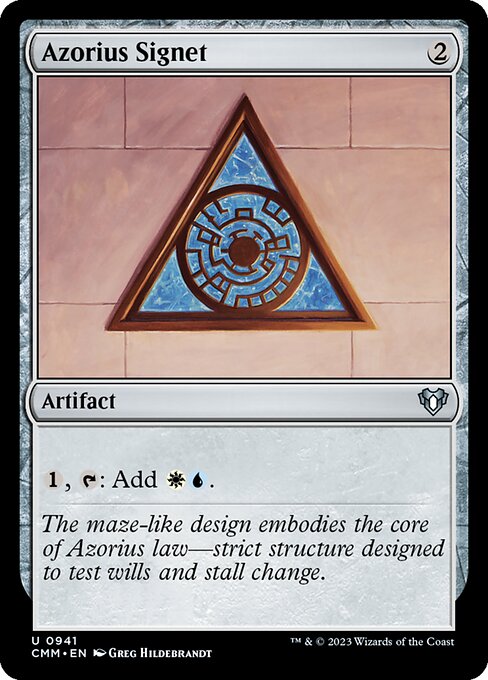 Azorius Signet (Commander Masters)