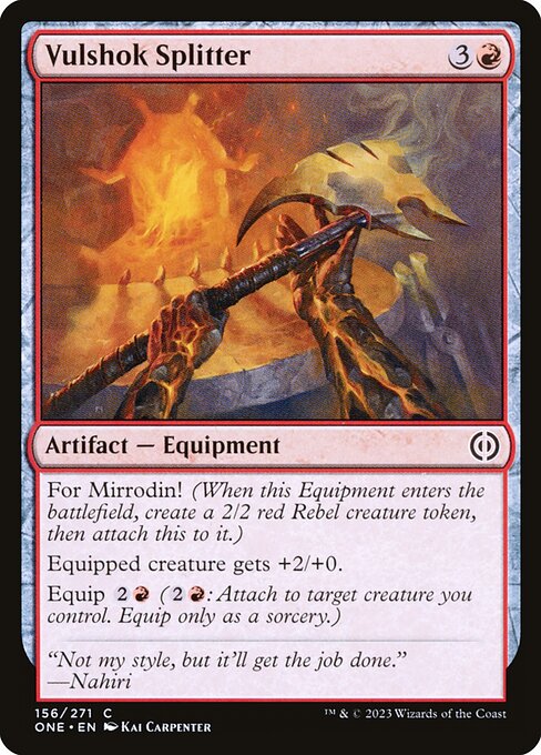 Vulshok Splitter (Phyrexia: All Will Be One)