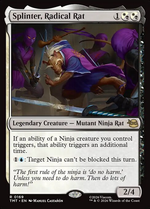 Splinter, Radical Rat (Teenage Mutant Ninja Turtles)