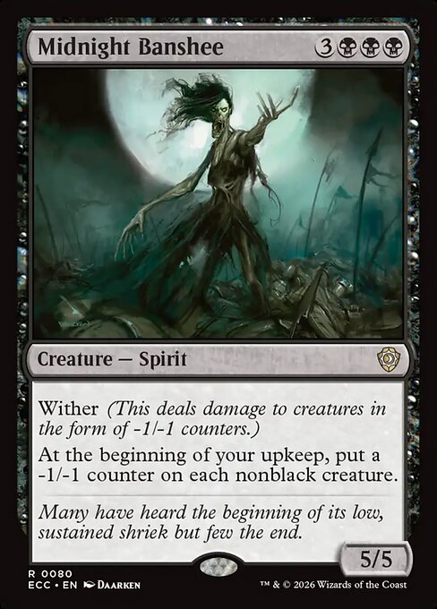 Midnight Banshee (Lorwyn Eclipsed Commander)