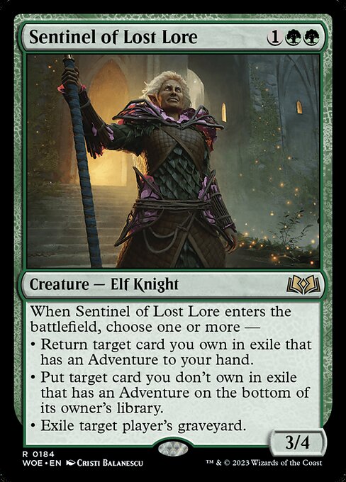 Sentinel of Lost Lore (Wilds of Eldraine)