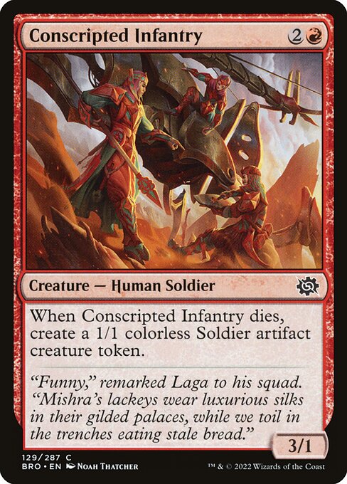 Conscripted Infantry (The Brothers' War)