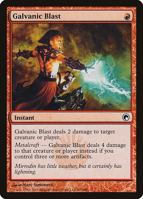 Galvanic Blast (Scars of Mirrodin)