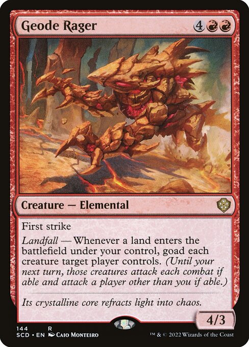 Geode Rager (Starter Commander Decks)