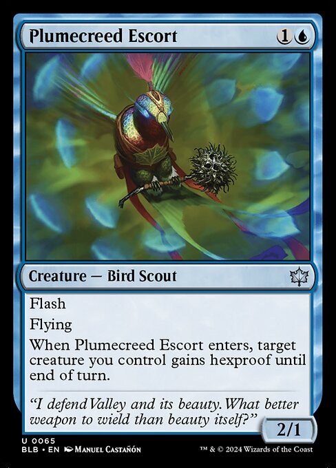 Plumecreed Escort (Bloomburrow)