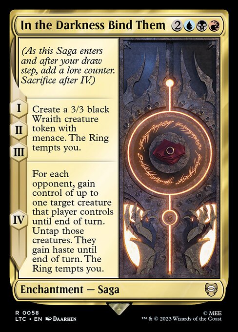 In the Darkness Bind Them (Tales of Middle-earth Commander)