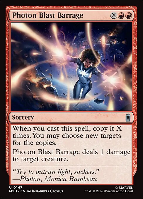 Photon Blast Barrage (Marvel Super Heroes)