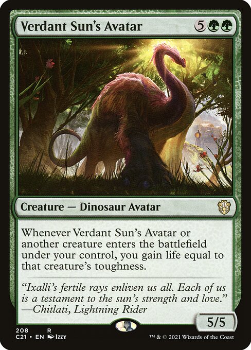 Verdant Sun's Avatar (Commander 2021)