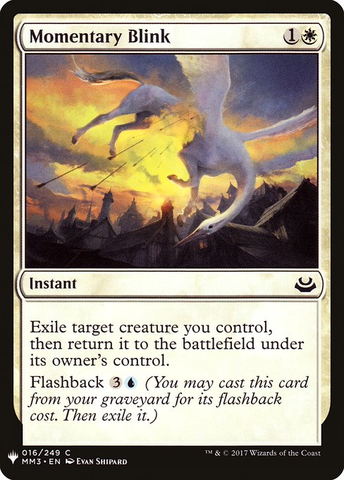 Momentary Blink (The List)
