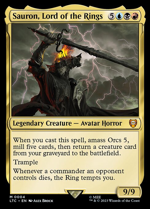 Sauron, Lord of the Rings (Tales of Middle-earth Commander)