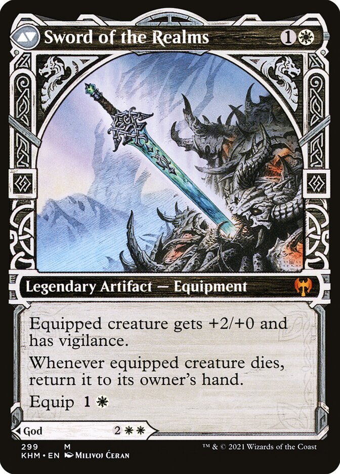 Halvar, God of Battle // Sword of the Realms (Kaldheim)