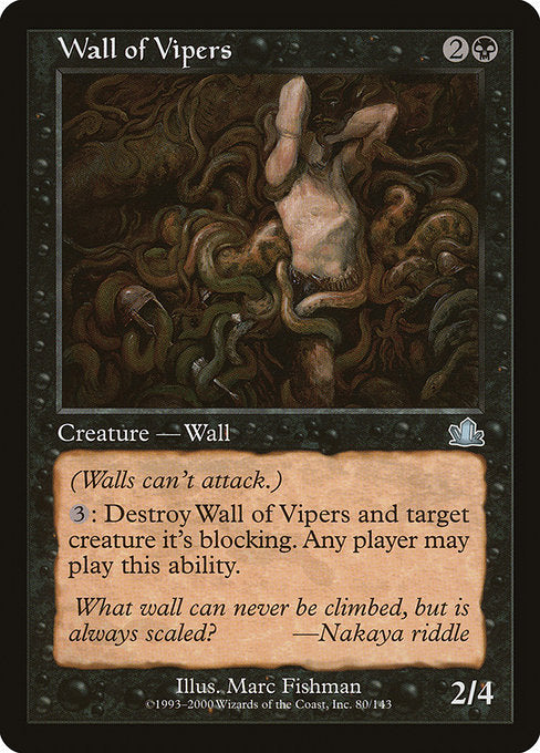 Wall of Vipers (Prophecy)