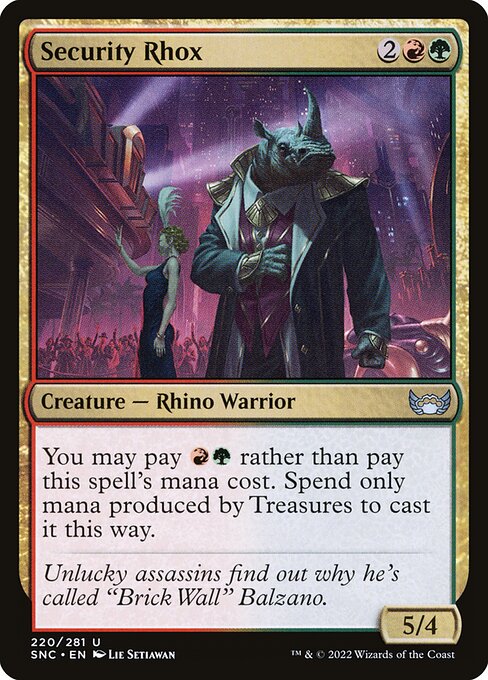 Security Rhox (Streets of New Capenna)