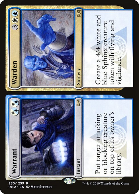 Warrant // Warden (Ravnica Allegiance)