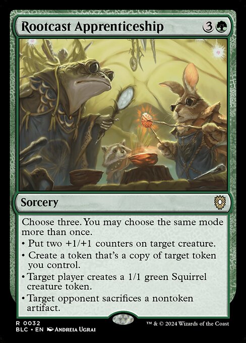 Rootcast Apprenticeship (Bloomburrow Commander)