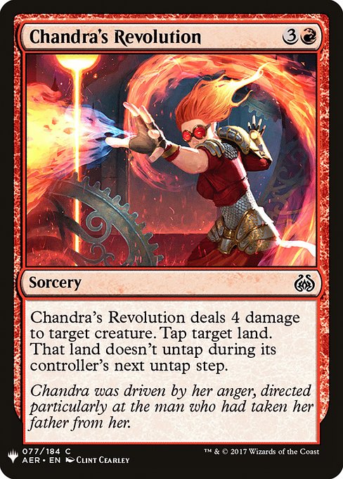 Chandra's Revolution (The List)